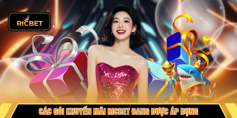 Các gói khuyến mãi RICBET đang được áp dụng