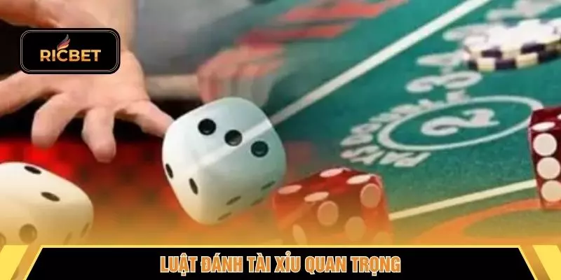 Luật đánh tài xỉu quan trọng